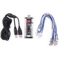 Zero Delay Arcade Usb Encoder Pc To Joystick For Mame Jamma & Other Pc Fighting Games. 