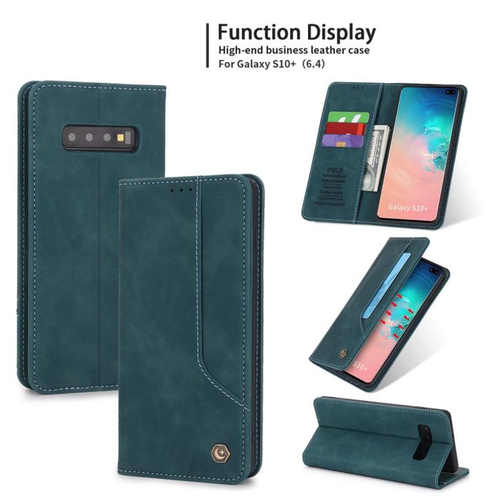 3C VictoryEagle】Case for Samsung Galaxy S10 plus case leather