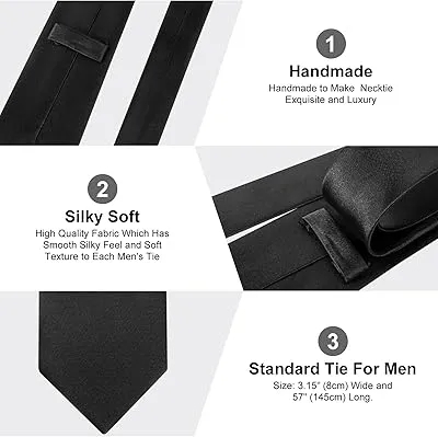 Black%20New%20Mens%20Solid%20Color%20Black%20Ties%20-%20Image%203