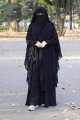 abaya borka Mohua gown-5 With Niqab Hijab Dubai Cherry stylish party borka hijab fashion collection Fashionable khimar Lycra borka for Women. 