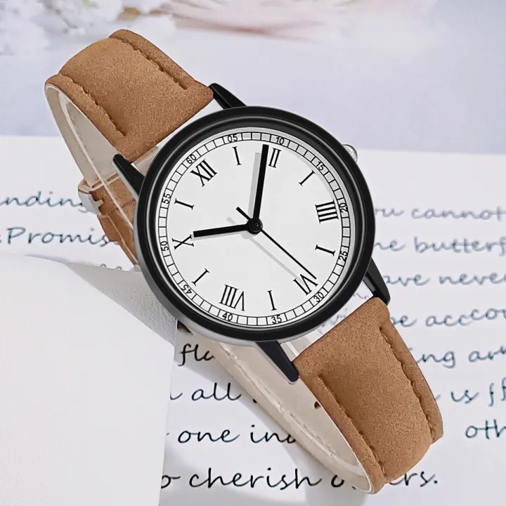 Women%20Watch%20Quartz%20Dial%20Digital%20Watch%20Frosted%20Leather%20Strap%20Ladies%20and%20Girls%20Watch%20for%20Ladies%20Zegarek%20Damski%20Montre%20Femmes%20-%20Image%206