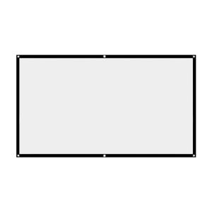 Bilashmart 【Fast and Reliable Shipping】 KTV Office Home Outdoor Accessories Simple Curtain Projection Screen Projector Curtains Anti-light Screen