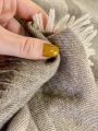 Sweden Brand TOT Stripe Simple Design Cashmere Woven Shawl Fashion Luxury Women Pashmina Scarves. 
