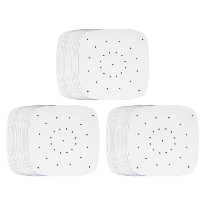 300Pcs%20Air%20Fryer%20Parchment%20Paper%20Perforated%20Unbleached%20Square%20Air%20Fryer%20Liners%20Steaming%20Parchment%20Liner%20-%20Image%203