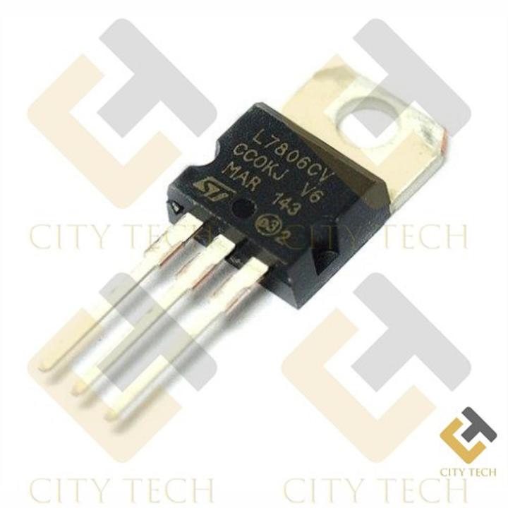 L7806 Voltage Regulator Chaina- 3Pcs