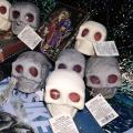 Halloween Squeeze Toys Skull Stress Ball Halloween Squishy Toys Skeleton Head Ugly Cute Bursting Eyes Wacky Creations Kid Toys. 