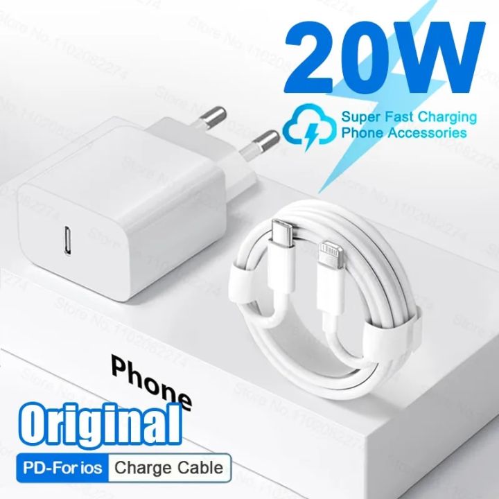PD 20W Original Charger For iPhone 14 Plus 11 12 13 Pro Max Mini