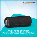 Awei Y669 Outdoor TWS Waterproof Portable Bluetooth Wireless IPX7 Dual Speaker. 