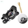 2Pcs Bike Disc Brake Bolts Brake Clamp Bolt Titanium Bolt Durable Portable Fittings 3mm Brake Lever Screws M4 Thread Alloy Bike Brake Screws.