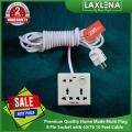 Premium Multi Plug, 8 pin socket, with 40/76 size cable 10 feet..