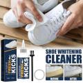 Shoe Cleaner Sneakers Kit 100ml Sneaker Whitener Long Lasting Shoe Cleaner for White Sneakers Gentle Spray for Sneakers Care. 