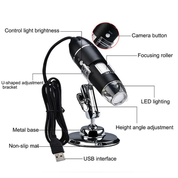 Usb%20Digital%20Microscope%208%20Led%20HD%201600X%20Magnifier%20with%20Stand%20-%20Image%204