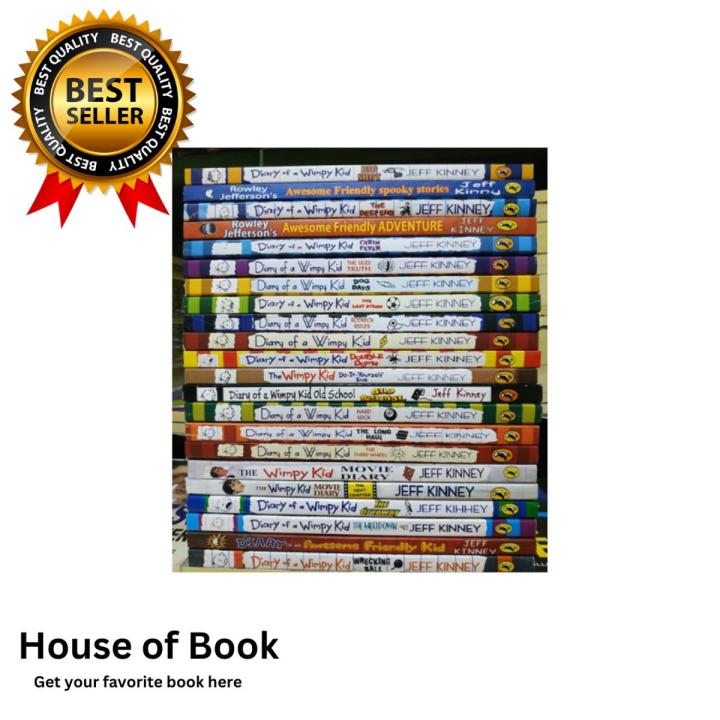 Diary of a Wimpy Kid 22 Books Set by Jeff Kinney | Daraz.com.bd