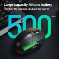 Inphic A1 Rechargeable Bluetooth Wireless Mouse | Tri-Mode (BT5.0/3.0/2.4G), Silent Click, Visible Battery Indicator.