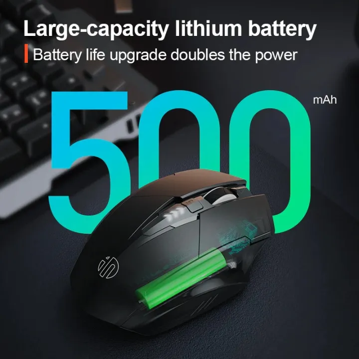Inphic%20A1%20Rechargeable%20Bluetooth%20Wireless%20Mouse%20%7C%20Tri-Mode%20(BT5.0/3.0/2.4G),%20Silent%20Click,%20Visible%20Battery%20Indicator%20-%20Image%203
