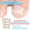 20pcs ingrown toenails band Aid relief pain Paronychia correction pedicure Elastic Force Sticker Repair bandage toe nail care. 