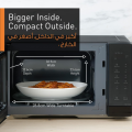 Panasonic 25L Solo Microwave Oven NN-ST34NB – 900W, Auto Defrost, Touch Control, Quick 30, Child Safety Lock, Push-Open Door, Black.