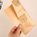 50Pcs Oil-Proof Wax Paper Food Wrapper Paper Bread Sandwich Burger Fries Wrapping Baking Tools Fast Food Bread Oilpaper Burgers-MINETTE. 