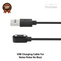 Noise ColorFit Pulse Go Buzz Magnetic Charging Cable 2 Pin High Quality USB Charger Cable USB Charging Cable Dock Bracelet Charger for Noise ColorFit Pulse Go Buzz Smart Watch. 