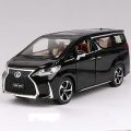 Car Model 1:24 Lexus LM Series LM300H Alloy Die Cast Car Model for Simulation Sound and Light Pull Back Toy , 1:24 die cast ca. 