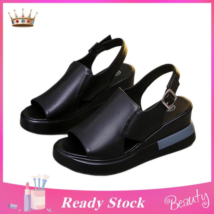 【Get the Perfect Fit】 Sandals Casual Platform Wedge High Heel Sandals