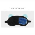 1pcs Cold sleeping eye mask with cooling gel pad. 