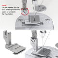 2Pcs Piping Sewing Machine Presser Foot, Gathering Pleated/Shirring Presser Foot P5W for Industrial Sewing Machine Spare Parts.