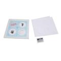Baby Handprint Footprint Kit, Plastic Density Board Baby Print Frame Kit for Wall for Newborns. 