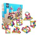 64 pcs Brain Development Magnetic Stick toy for kids. 