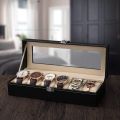 6 Slot Watch Box Display Case. 