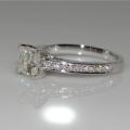 Arrows Platinum Plated Zircon Lady Ring.