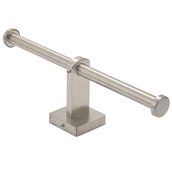 Stainless Steel Wall Mounted Bathroom Toilet Paper Shelf Silver