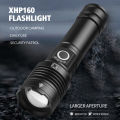 Rechargeable Zoom Led Flashlight Usb Torch Light: Illuminate Your Path With Portable Lighting. 