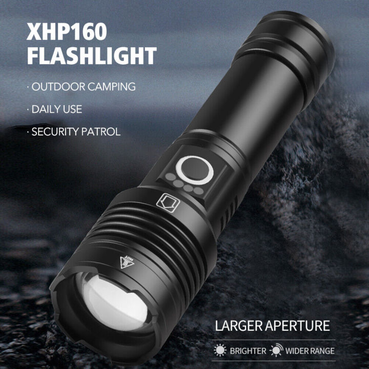 Duangduang%20Led%20Zoom%20Flashlight%20Xhp70%20Torch%20-%20Illuminate%20Your%20Outdoor%20Adventures%20With%20This%20Usb%20Rechargeable%20Waterproof%20Flashlight%20-%20Boasting%20Ultra-Bright%20Led%20Technology%20-%20Image%207