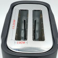 Toaster 2 Extra-Wide Slot,for Bread, Crumb Tray, Black US Plug. 