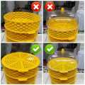 Food Covers 5 Layer Stackable Dustproof Leftovers Food Storage Box Container Kitchen Organization-Best Rate. 