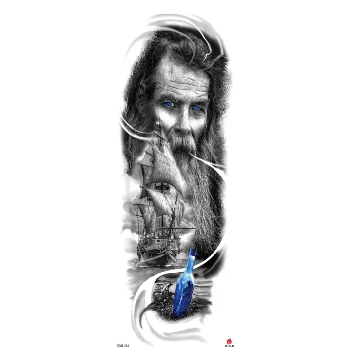 Waterproof%20Temporary%20Tattoos%20for%20Man%20Wolf%20Stickers%20Long-time%206%20Months%20Animal%20Tiger%20Body%20Art%20Faux%20Tatouage%20Festival%20Black%20-%20Image%207