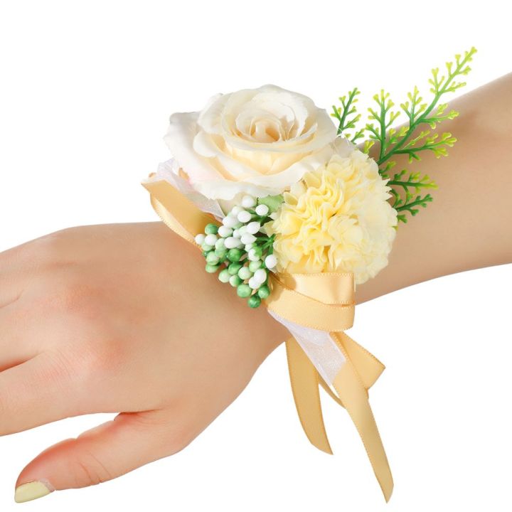 Flower%20Bridal%20Prom%20Accessories%20Wedding%20Supplies%20Hand%20Flowers%20Bride%20Wrist%20Flower%20Bridesmaid%20Bracelet%20Flower%20Bracelet%20-%20Image%205