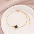 Leaf Clover Jewelry Bracelet for Women Lucky Charm Bangle Wrist Jewelry. 