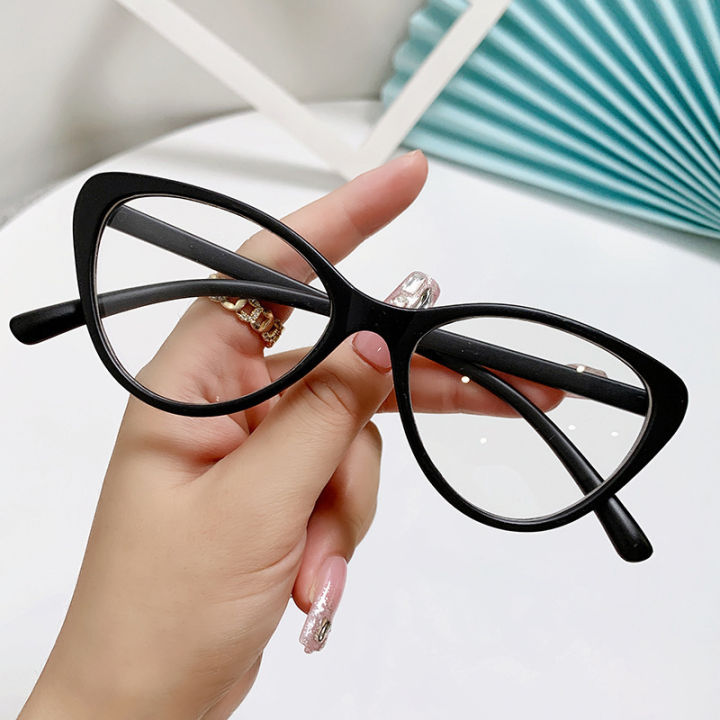 Fashion Cat Eye Glasses Women Party Computer Game Protection Eye Eyeglasses