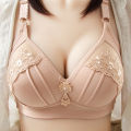 【User-friendly】 Cotton Bras Women Wire Free Comfortable Push Up Bra Size 36 38 40 42 44 46 B C D Cup Female Soft Underwere. 
