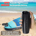 Portable Electric Air Pump for Inflatables, 20PSI Rechargeable Air Pump for Air Mattress Beds, Boats, Pool Floats. 