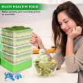 Bean Seed Germination Kit, Micro-Green Plant Growing Tray, Drain Tray, Four-Tier Stackable Sprout Growing Kit Easy to Use. 