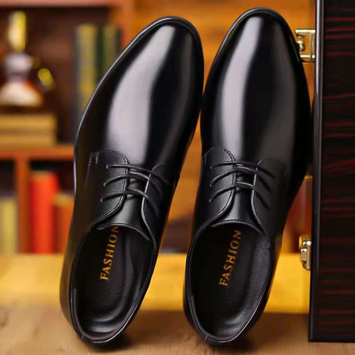 Youth British casual business dress leather shoes, men's shoes