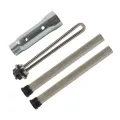 1440W 120V RV Water Heater Elements Kit 520900 for RV Water Heater ,with 2 Anode Rods and 1 Hex Wrench Socket. 