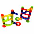 1Set Bead Run Toys for Children Kids DIY Building Blocks Education Orbit Ball Track Run Race Game Tower Construction Toy.