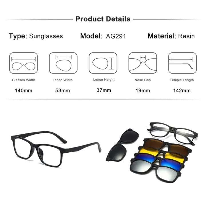 %E3%80%90Shop%20the%20Look%E3%80%91%20LUSEEN%206%20In%201%20Sunglasses%20for%20Man%20Clip%20On%20Magnetic%20Polarized%20Sunglasses%20-%20Image%204