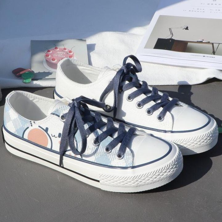 Korean Style Canvas Shoes Y2k Girl Fashion Summer New Boardshoes