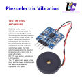 Piezoelectric Vibration Tapping Sensor Module Vibration Switch Module 5.0V DC AD DO. 