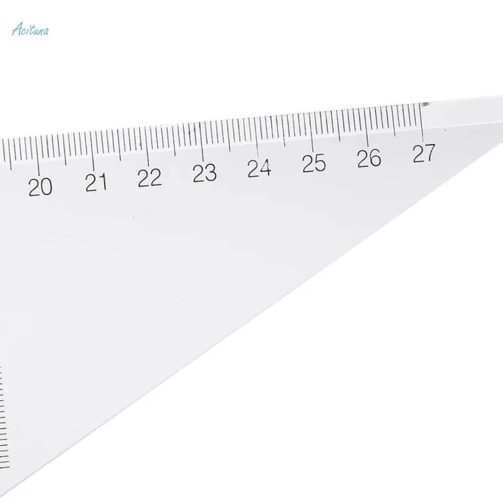 2%20Pack%2045/60%20Degree%20Geometry%20Triangle%20Ruler%20Drawing%20Drafting%20Set%20Clear%2030cm%20-%20Image%202
